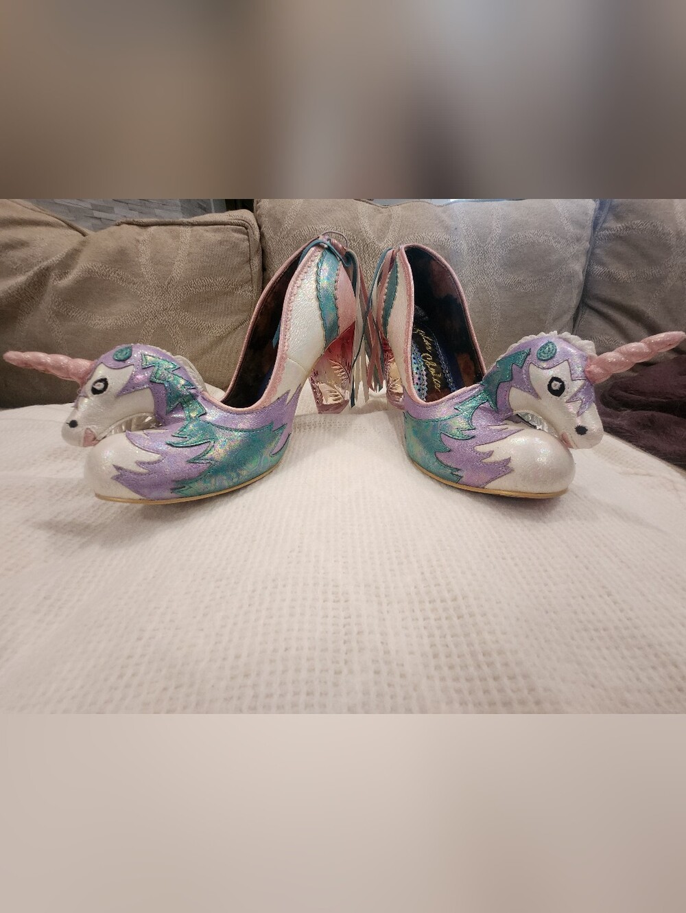 Irregular Choice Unicorn Heels Sz9 (40)